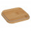 5Five Μεταλλικό Κουτί Αποθήκευσης Sensia Beige Με Bamboo Καπάκι 12,6cm