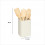 5Five Κουτάλες bamboo Σετ 4τμχ. Sensia Beige Σε Μεταλλικό Κουτί