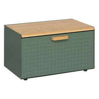 5Fine Ψωμιέρα Μεταλλική Με Bamboo Sensia Green
