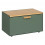 5Fine Ψωμιέρα Μεταλλική Με Bamboo Sensia Green