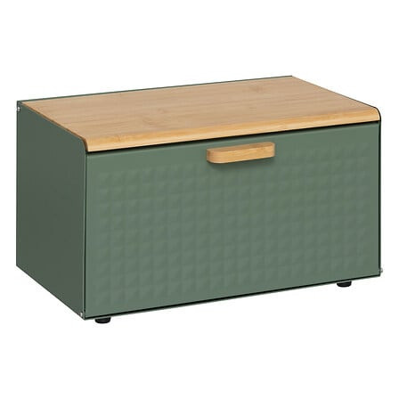 5FIVE SIMPLY SMART 5Fine Ψωμιέρα Μεταλλική Με Bamboo Sensia Green
