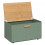 5Fine Ψωμιέρα Μεταλλική Με Bamboo Sensia Green
