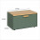 5Fine Ψωμιέρα Μεταλλική Με Bamboo Sensia Green