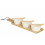 Arte Regal Μπολ Και Δίσκος Σετ 3τμχ.  White 46X13cm