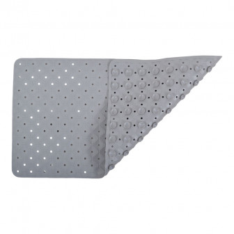 Πατάκι Μπάνιου Αντιολισθητικό PVC Grey 66X38cm