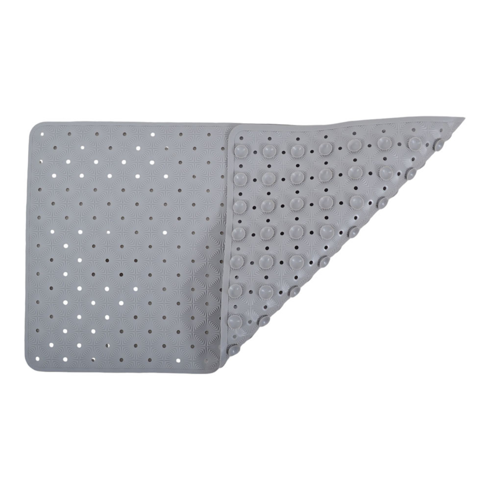 Ankor Πατάκι Μπάνιου Αντιολισθητικό PVC Grey 66X38cm