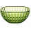 Guzzini Vanity Μπολ Σερβιρίσματος Ακρυλικό Waterlilly Green 25cm