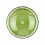 Guzzini Vanity Τουρτιέρα Ακρυλική Waterlilly Green 30cm
