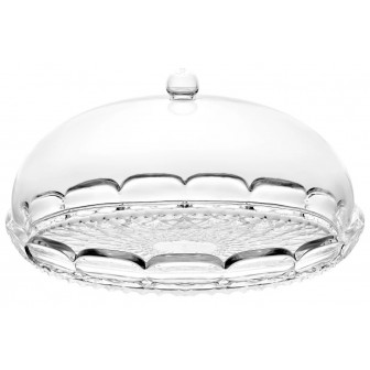 Guzzini Vanity Τουρτιέρα Ακρυλική Waterlilly Glear 30cm