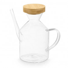 Arte Regal Δοχείο Λαδιού Γυάλινο 600ml με Bamboo