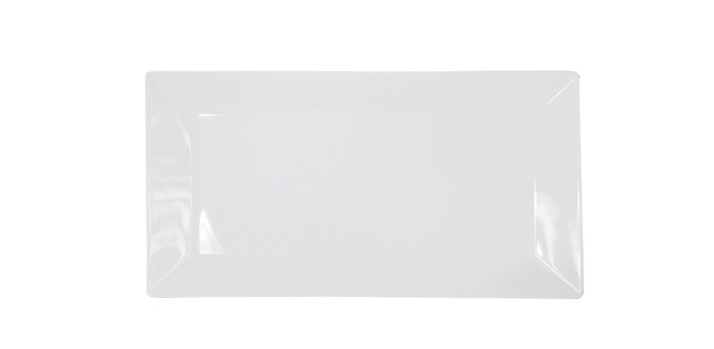 RINART PORCELAIN Rinart Porcelain Πιατέλα Πορσελάνης Λευκή Ορθογώνια 28X15cm