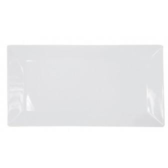 Rinart Porcelain Πιατέλα Πορσελάνης Λευκή Ορθογώνια 39X21cm Rinart Porcelain Πιατέλα Πορσελάνης Λευκή Ορθογώνια 39X21cm