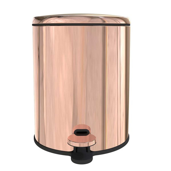 MARVA HOME Cigo Καλαθάκι Μπάνιου Μεταλλικό Στρογγυλό Bronze 6lt