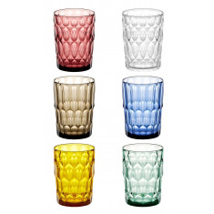 Guzzini Vanity ποτήρια Νερού - Αναψυκτικού Σετ 6 Τμχ. Multi Color 480ml
