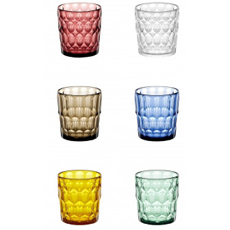Guzzini Vanity ποτήρια Νερού - Αναψυκτικού Σετ 6 Τμχ. Multi Color 350ml