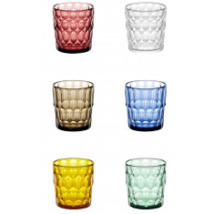 Guzzini Vanity ποτήρια Νερού - Αναψυκτικού Σετ 6 Τμχ. Multi Color 350ml