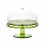Guzzini Vanity Τουρτιέρα Με Πόδι Ακρυλική Waterlilly Green 30cm