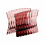 Guzzini Vanity Χαρτοπετσετοθήκη Ακρυλική Mauve 15cm