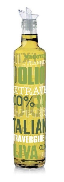 CERVE Cerve Μπουκάλι Για Λάδι Γυάλινο Writting 500ml