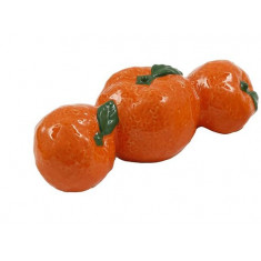 Atmosphera Διακοσμητικό Κεραμικό Αντικείμενο Orange 17cm