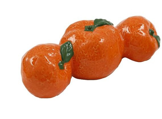 ATMOSPHERA Atmosphera Διακοσμητικό Κεραμικό Αντικείμενο Orange 17cm