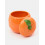 Atmosphera Βάζο Κεραμικό Orange 14cm