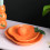 Atmosphera Πιατέλα Σερβιρίσματος Κεραμική Orange 24cm
