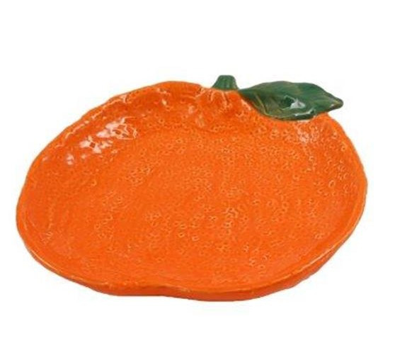 Διακοσμητικά και αξεσουαρ κουζίνας Kouzinika - ΣΗΜΑΝΤΙΚΟ: Σε περίπτωση διαφοράς τιμής από το κατάστημα ισχύει παντα και μόνο η τιμή του καταστήματος Atmosphera Πιατέλα Σερβιρίσματος Κεραμική Orange 20cm