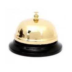 Κουδούνι Επιτραπέζιο Reception Gold 9cm