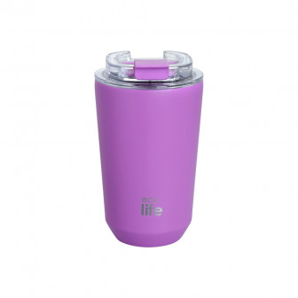 EcoLife Θερμός Ποτήρι Ανοξείδωτο Pure Purple 360ml