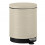 Stripe Καλαθάκι Μπάνιου Μεταλλικό Στρογγυλό Beige 5lt. Soft Close