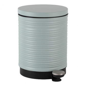 Stripe Καλαθάκι Μπάνιου Μεταλλικό Στρογγυλό Aqua 5lt. Soft Close