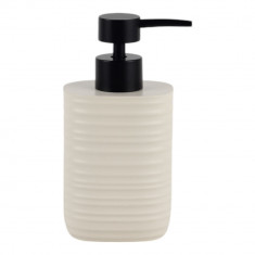 Dispenser Θήκη Για Κρεμοσάπουνο Πολυεστερική Stripr Beige