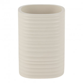 Θήκη Για Οδοντόβουρτσες Πολυεστερική Stripe Beige