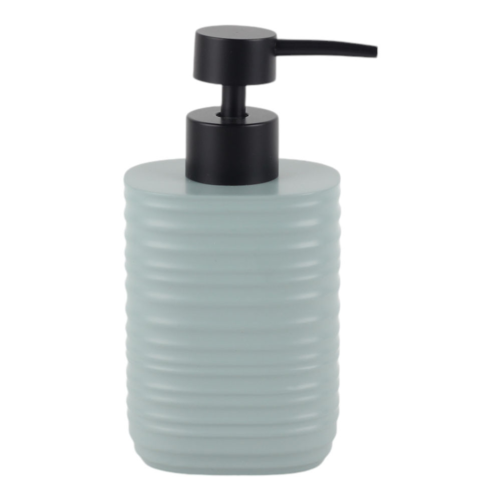 Ankor Dispenser Θήκη Για Κρεμοσάπουνο Πολυεστερική Stripe Aqua