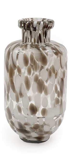 Countryfield Διακοσμητικό Βάζο Γυάλινο Bilbao Brown 26cm