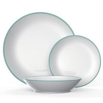 Σερβίτσιο Φαγητού Πορσελάνης 18τμχ. Elegant Menta