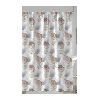 Κουρτίνα Μπάνιου Polyester Ethnik Beige 180x200cm