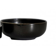 Rinart Porcelain Μπολ Πορσελάνης Kronos Black 7cm