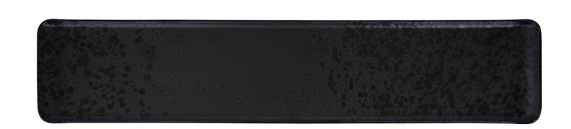 RINART PORCELAIN Rinart Porcelain Πιατέλα Πορσελάνης Kronos black 29X9.5cm