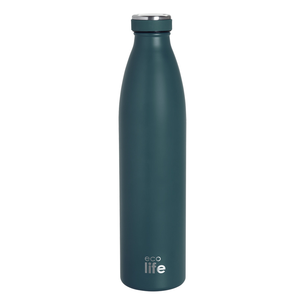 ECOLIFE EcoLife Θερμός Μεταλλικό Ανοξείδωτο Slim Blue 1lt
