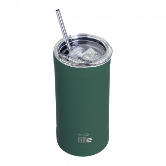 EcoLife Θερμός Ποτήρι Ανοξείδωτο Teal Green 500ml
