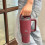 EcoLife Θερμός Ποτήρι Ανοξείδωτο 2 Handles Granberry  Με Καλαμάκι 900ml