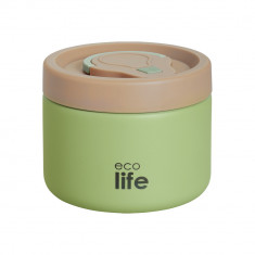 Ecolife Ισοθερμικό Φαγητοδοχείο Ανοξείδωτο 18/8 Πράσινο 650ml