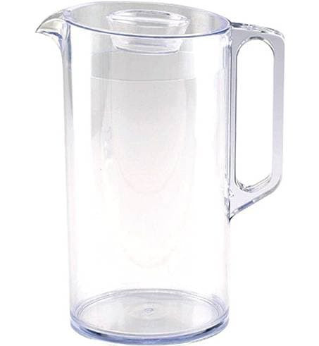 Κανάτα Ακρυλική PS Με Καπάκι 2Lt Διάφανη