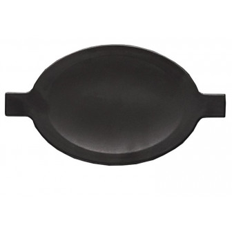 FM Πιατέλα Πορσελάνης Βαθιά Wings Black 31Χ17cm