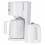Severin Καφετιέρα Φίλτρου 1000W Με 2 Κανάτες Θερμός White