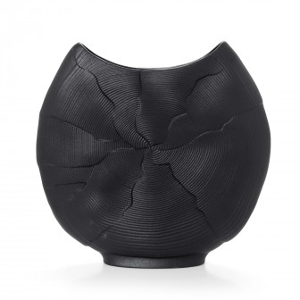 HFA Διακοσμητικό Βάζο Πορσελάνης Iron Terra Matt Black 31cm HFA Διακοσμητικό Βάζο Πορσελάνης Iron Terra Matt Black 31cm