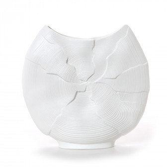 HFA Διακοσμητικό Βάζο Πορσελάνης Iron Terra Matt White 24cm HFA Διακοσμητικό Βάζο Πορσελάνης Iron Terra Matt White 24cm