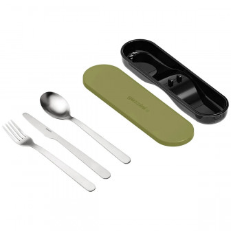 Guzzini Μαχαιροπίρουνα Σετ 3τμχ. Με Θήκη Store & Go Light Green